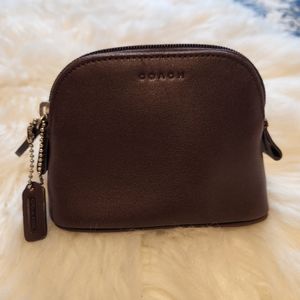Coach leather mini case